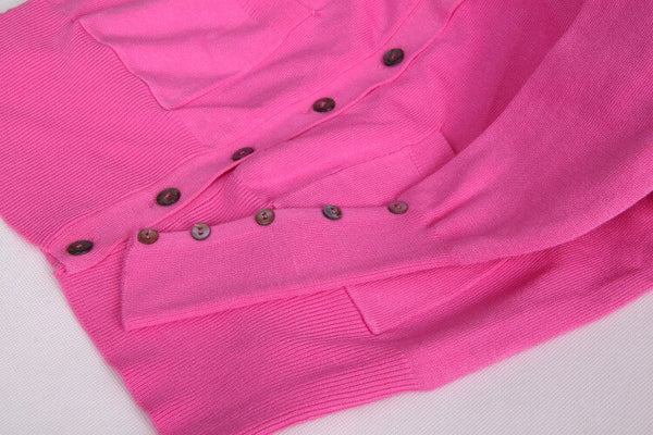 Quality Guarantee Spring Autumn Women Shell Button Brand Cardigan Long Casual Slim Cotton Solid Knitwear