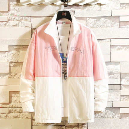 Jacket Men Windbreaker Autumn Hip Hop Couple Thin Jacket Windbreaker Patchwork Multi Pockets Casual Track Coat Streetwear | Vimost Shop.