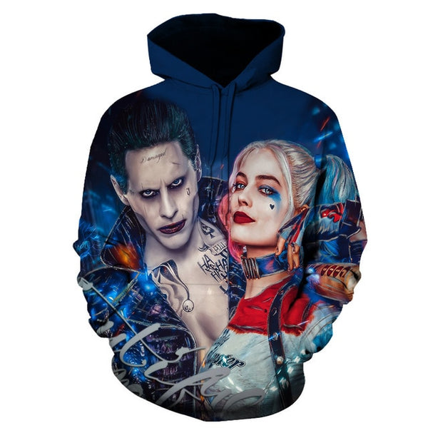 Joker 3D Hoodies Men Women Sweatshirts Badass Funny Printed Pullover Autumn Winter Brand Tracksuits Boy Hoodies | Vimost Shop.