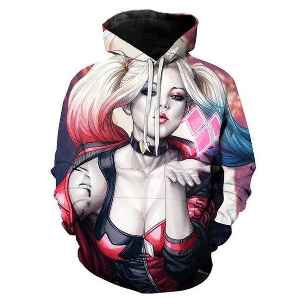 Joker 3D Hoodies Men Women Sweatshirts Badass Funny Printed Pullover Autumn Winter Brand Tracksuits Boy Hoodies | Vimost Shop.