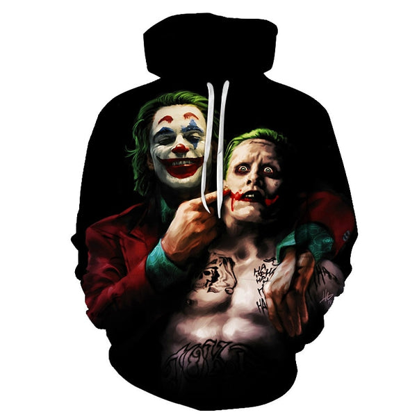 Joker 3D Hoodies Men Women Sweatshirts Badass Funny Printed Pullover Autumn Winter Brand Tracksuits Boy Hoodies | Vimost Shop.