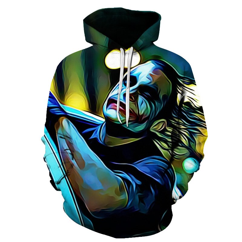 Joker 3D Hoodies Men Women Sweatshirts Badass Funny Printed Pullover Autumn Winter Brand Tracksuits Boy Hoodies | Vimost Shop.
