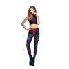 Mask Paisley Mandala Skull Leggings for Women Leggins Digital Print Sexy Fantastic Ankle Pant | Vimost Shop.