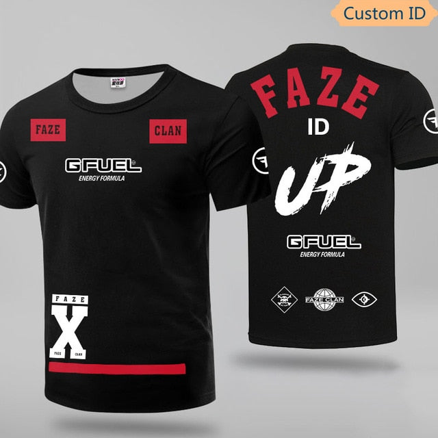 LOL CSGO Top Team Faze Uniform Jersey Niko Fans T-shirt Men Women Faze Clan Custom ID T shirts Rain Tee Shirt Custom Flag | Vimost Shop.