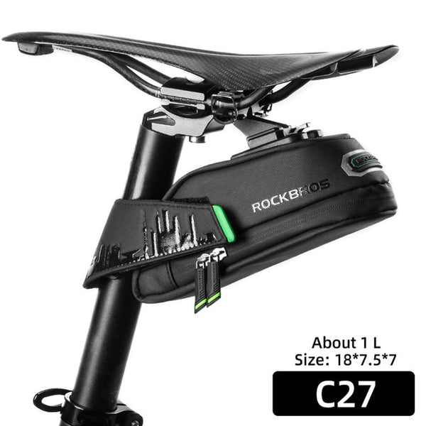 Rainproof Bicycle Bag Shockproof Bike Saddle Bag For Refletive Rear Large Capatity Seatpost MTB Bike Bag Accessories | Vimost Shop.