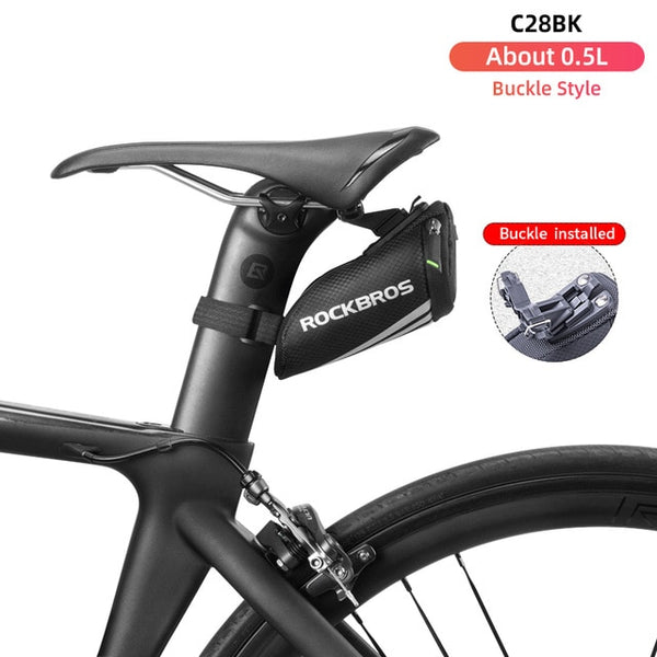 Rainproof Bicycle Bag Shockproof Bike Saddle Bag For Refletive Rear Large Capatity Seatpost MTB Bike Bag Accessories | Vimost Shop.