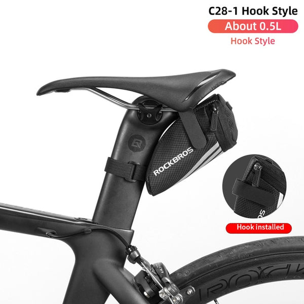 Rainproof Bicycle Bag Shockproof Bike Saddle Bag For Refletive Rear Large Capatity Seatpost MTB Bike Bag Accessories | Vimost Shop.