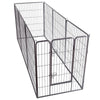 40" 8 Metal Panel Heavy Duty Pet Playpen Dog Fences Black Security Gate Supplies for Pets PS7067 | Vimost Shop.