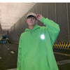 Moon Reflective print Hoodies Men's Sweatshirt Orange Autumn Winter Sweatshirts Men Streetwear Cool korean Loose Hoodies Male | Vimost Shop.