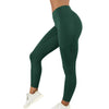 Women Leggings Running Fitness Yoga Pants With Pocket Solid Sports Gym Workout Athletic Elasticity Pants Tights Trousers | Vimost Shop.