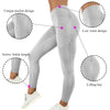 Women Leggings Running Fitness Yoga Pants With Pocket Solid Sports Gym Workout Athletic Elasticity Pants Tights Trousers | Vimost Shop.