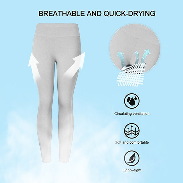 Women Leggings Running Fitness Yoga Pants With Pocket Solid Sports Gym Workout Athletic Elasticity Pants Tights Trousers | Vimost Shop.