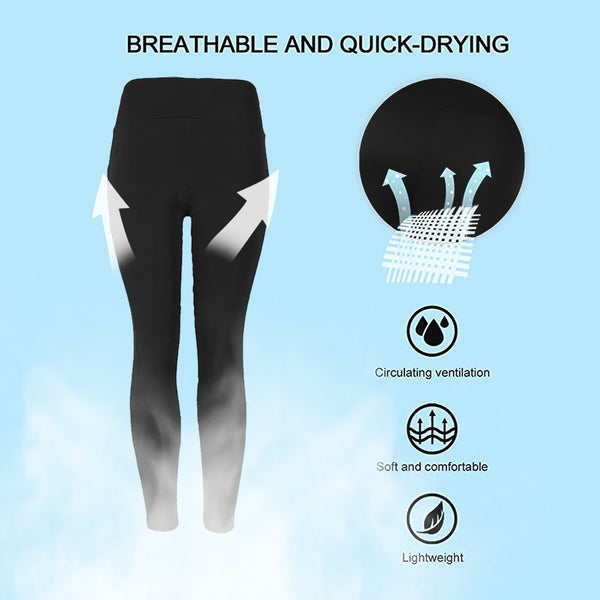 Women Leggings Running Fitness Yoga Pants With Pocket Solid Sports Gym Workout Athletic Elasticity Pants Tights Trousers | Vimost Shop.