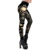 Skull Punk Women Legging Gothic Style Lion Retro Vintage Steampunk Leggins Ankle Pants | Vimost Shop.