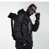 Multi Pockets Cargo Jackets Men Windbreaker Hip Hop Streetwear Outdoor Techwear Jackets Harajuku Cargo Coats | Vimost Shop.
