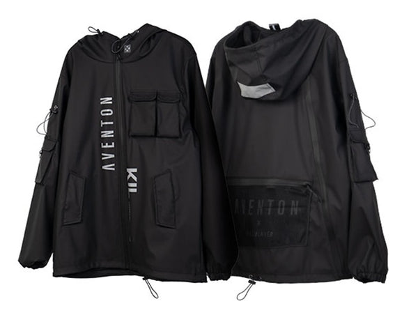 Multi Pockets Cargo Jackets Men Windbreaker Hip Hop Streetwear Outdoor Techwear Jackets Harajuku Cargo Coats | Vimost Shop.