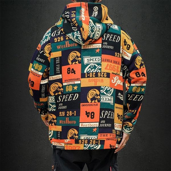 Hip Hop Men Hoodies Spring Autumn Casual Printing Hoodies Sweatshirts Men Oversized loose Hoodies | Vimost Shop.