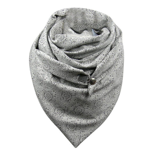 Fashion Scarves Women Soild Dot Printing Button Soft Wrap Casual Warm Scarves Shawls | Vimost Shop.