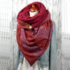 Fashion Scarves Women Soild Dot Printing Button Soft Wrap Casual Warm Scarves Shawls | Vimost Shop.