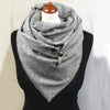 Fashion Scarves Women Soild Dot Printing Button Soft Wrap Casual Warm Scarves Shawls | Vimost Shop.