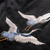 Japanese Crane Bird Embroidered Pullover Hooded Sweatshirts Hoodies Men Harajuku Hip Hop Hoodie Streetwear Tops | Vimost Shop.