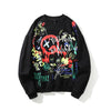 Harajuku Hiphop Graffiti Pullover Sweatshirts Hoodies Hip Hop Hipster Casual Streetwear Black Hoodie Cotton Tops | Vimost Shop.