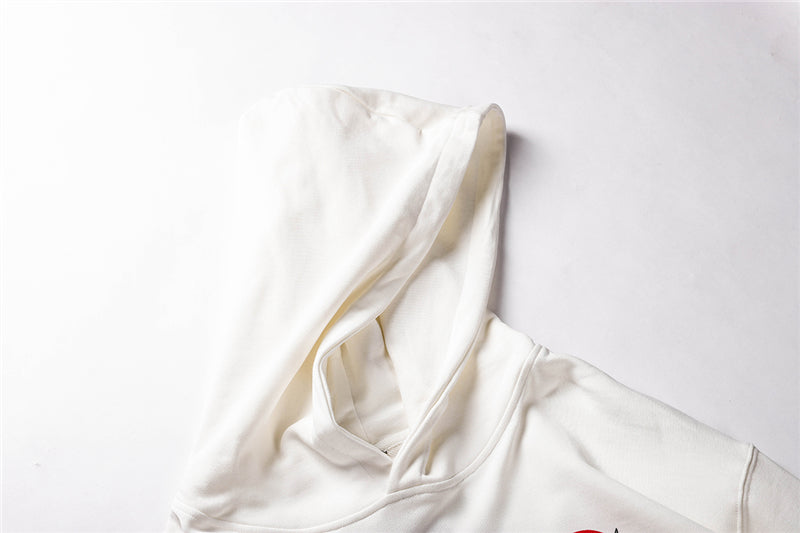 Harajuku Hip Hop Embroidered Samurai Dog Print Hoodies Sweatshirts Streetwear Chinese Characters Pullover Hooded Tops | Vimost Shop.