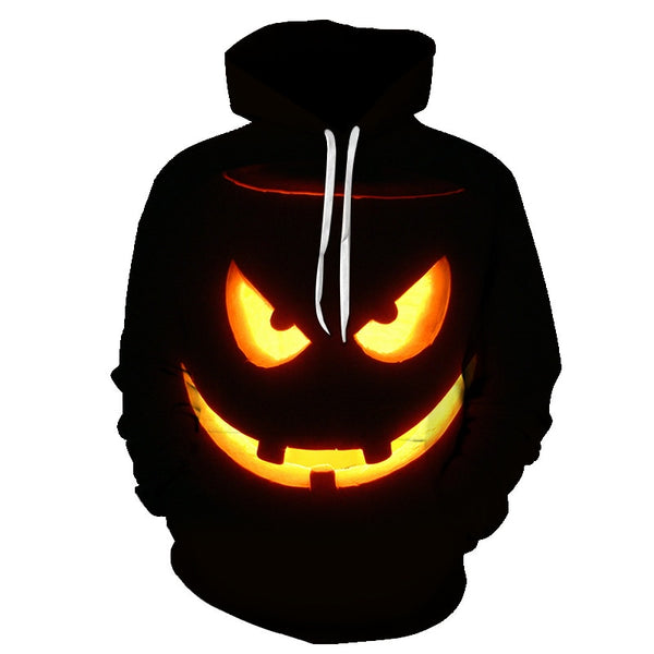 Male Sweatshirt Pumpkin King Jack Skellington Evil Smile Pattern Spring Men Hoodies Cool Streetwear Halloween Party | Vimost Shop.