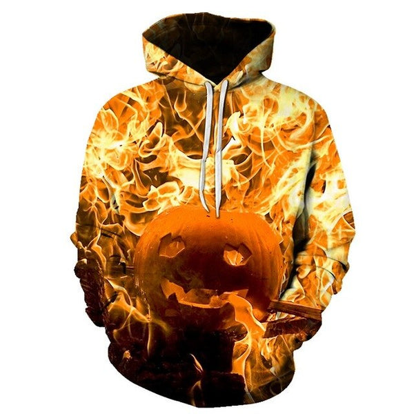 Male Sweatshirt Pumpkin King Jack Skellington Evil Smile Pattern Spring Men Hoodies Cool Streetwear Halloween Party | Vimost Shop.