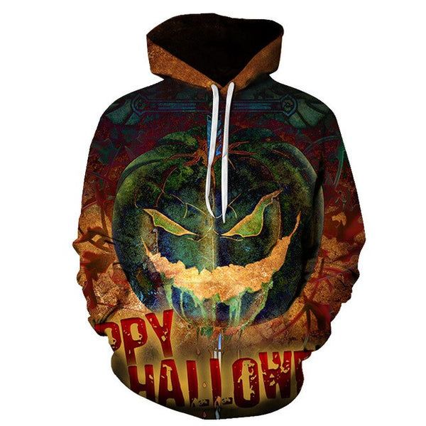 Male Sweatshirt Pumpkin King Jack Skellington Evil Smile Pattern Spring Men Hoodies Cool Streetwear Halloween Party | Vimost Shop.