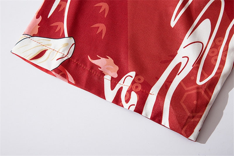 Japan Streetwear Man Beach Kimono Cardigan Cosplay Shirt Blouse for Men Unisex Japanese Yukata Kimonos | Vimost Shop.
