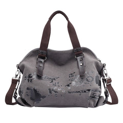 Female Large Pocket Casual Tote Women's Handbag Shoulder Handbags Canvas Capacity Bags For Women Messenger Shopping  Bags #L20