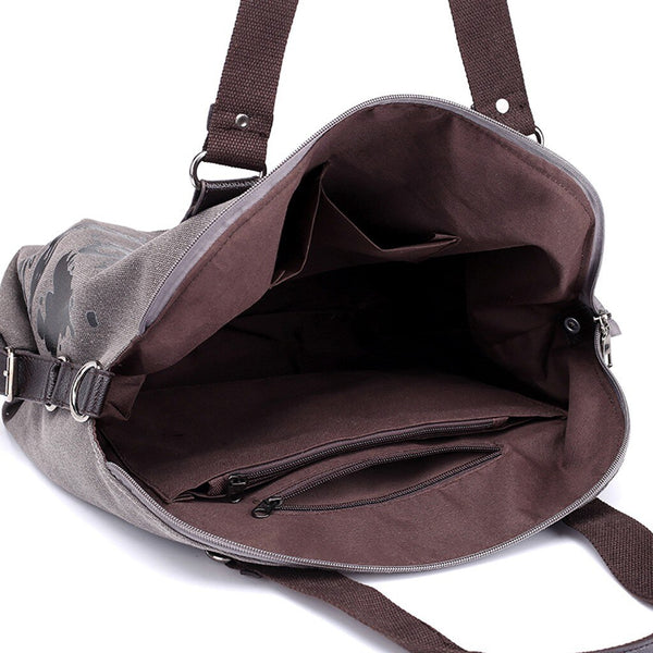 Female Large Pocket Casual Tote Women's Handbag Shoulder Handbags Canvas Capacity Bags For Women Messenger Shopping  Bags #L20 | Vimost Shop.