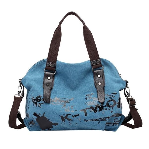 Female Large Pocket Casual Tote Women's Handbag Shoulder Handbags Canvas Capacity Bags For Women Messenger Shopping  Bags #L20 | Vimost Shop.