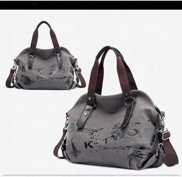 Female Large Pocket Casual Tote Women's Handbag Shoulder Handbags Canvas Capacity Bags For Women Messenger Shopping  Bags #L20 | Vimost Shop.