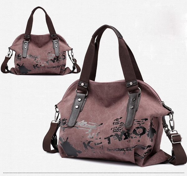 Female Large Pocket Casual Tote Women's Handbag Shoulder Handbags Canvas Capacity Bags For Women Messenger Shopping  Bags #L20 | Vimost Shop.