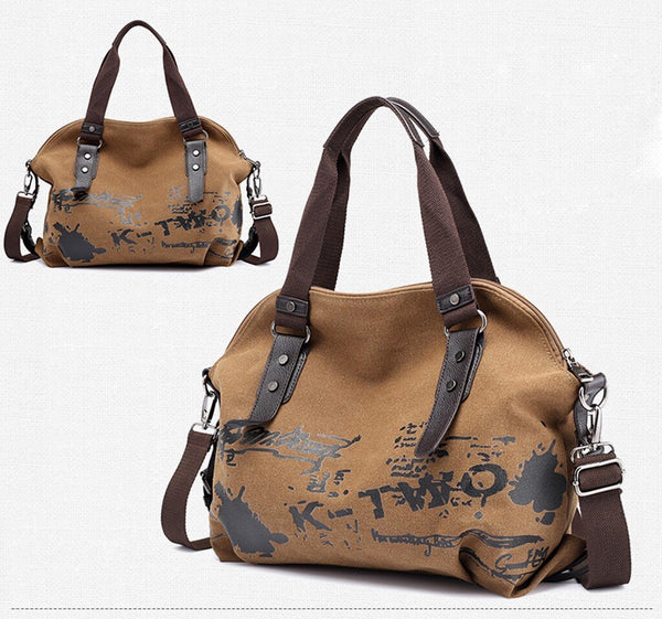 Female Large Pocket Casual Tote Women's Handbag Shoulder Handbags Canvas Capacity Bags For Women Messenger Shopping  Bags #L20 | Vimost Shop.