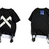 Letter Printed Reflective T Shirt Men Casual Cotton Tops Tees Harajuku Hip Hop Streetwear Short Sleeve Men | Vimost Shop.