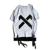 Letter Printed Reflective T Shirt Men Casual Cotton Tops Tees Harajuku Hip Hop Streetwear Short Sleeve Men | Vimost Shop.