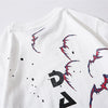 Men Streetwear Japanese Sakura Waves Tshirt Short Sleeve Cotton Harajuku T-Shirt Oversize Japan Tees | Vimost Shop.