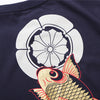 Harajuku Japanese Style Tshirt Hip Hop Street T Shirt Carp Waves Print T-shirt Summer Men Cotton Short Sleeved Tees | Vimost Shop.