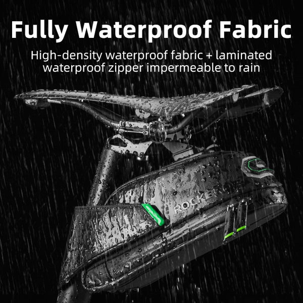 Rainproof Bicycle Bag Shockproof Bike Saddle Bag For Refletive Rear Large Capatity Seatpost MTB Bike Bag Accessories | Vimost Shop.