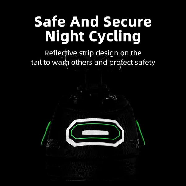 Rainproof Bicycle Bag Shockproof Bike Saddle Bag For Refletive Rear Large Capatity Seatpost MTB Bike Bag Accessories | Vimost Shop.