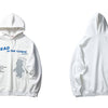 Hip Hop Hoodie Sweatshirt Cloud Bear Print Harajuku Men Streetwear Hoodie Pullover Cotton Hooded Sweatshirt Fleece Winter | Vimost Shop.