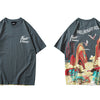 Streetwear T Shirt Men Hip Hop Chinese Colorful Fairyland Tshirt Short Sleeve Cotton | Vimost Shop.