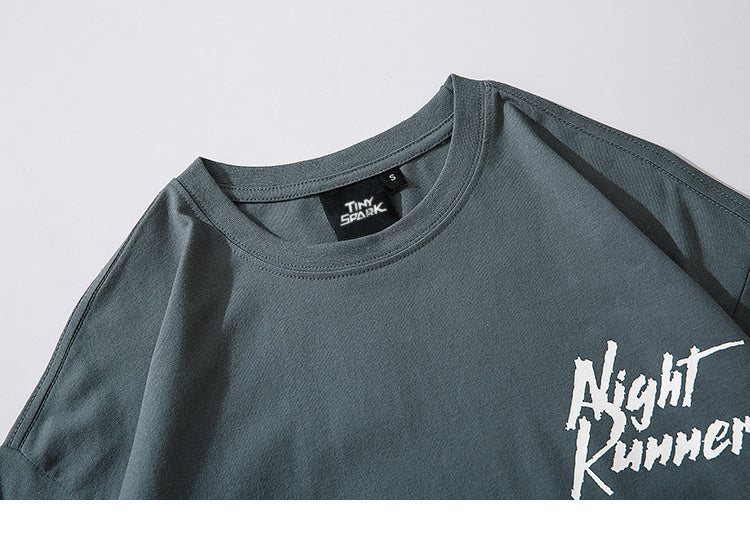 Streetwear T Shirt Men Hip Hop Chinese Colorful Fairyland Tshirt Short Sleeve Cotton | Vimost Shop.