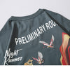 Streetwear T Shirt Men Hip Hop Chinese Colorful Fairyland Tshirt Short Sleeve Cotton | Vimost Shop.