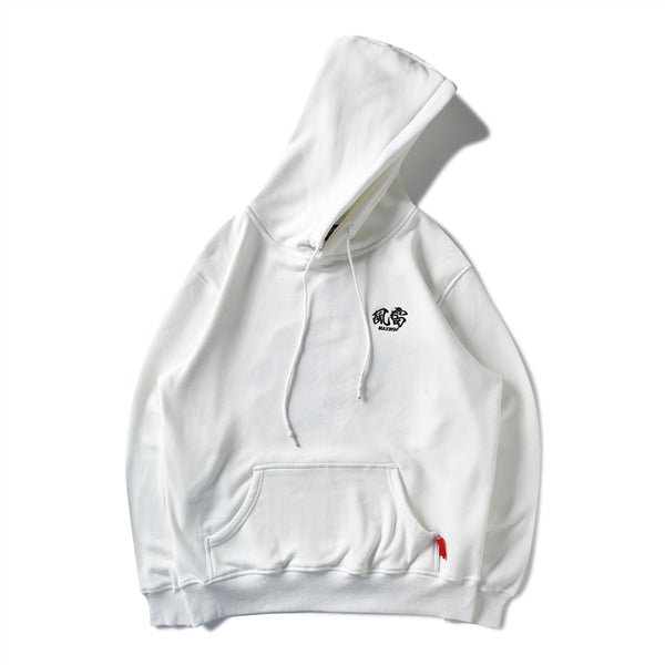 Embroidery Japanese Wind Thunder Devil Hoodie Streetwear Harajuku Hip Hop Chinese Style Hooded Sweatshirts Men Oversize | Vimost Shop.