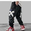 Multi Pockets Printed Cargo Pants Men Harajuku Hip Hop Casual Ribbons Trousers Streetwear Joggers Sweatpants | Vimost Shop.
