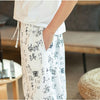 Streetwear Harem Pants Men Sweatpants Male Loose Calf-Length Chinese Style Printed Joggers Casual Pants Men Women | Vimost Shop.